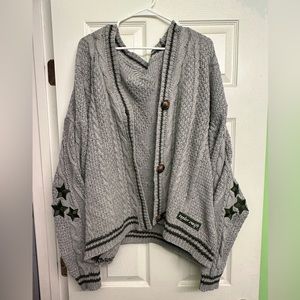 Taylor Swift Limited Edition Grey and Green Cardigan XL